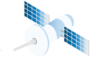 人工衛星のアイコン